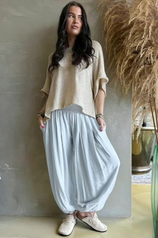 Basso Shirring Genie Pant Powder /15=